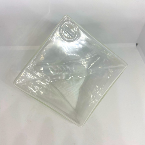 Propagation Station 2.75” Cubes Set of 5 Vintage Glass Bud Vases Abstract Shapes - Picture 2 of 5